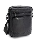 Мужская кожаная сумка Keizer K1133bl-black фото, картинка, изображение