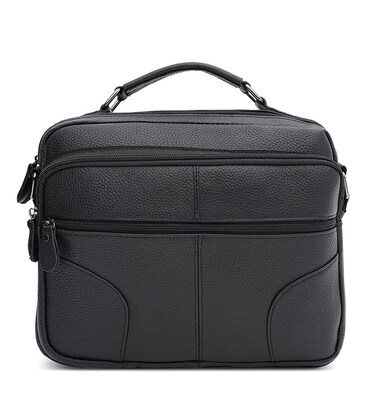 Чоловіча шкіряна сумка Keizer K1710bl-black картинка, зображення, фото