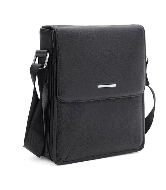 Чоловіча шкіряна сумка Ricco Grande K12062bl-black картинка, зображення, фото