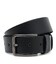 Чоловічий шкіряний ремінь Borsa Leather 125vfx82-black картинка, зображення, фото