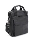 Мужская кожаная сумка Keizer K18861bl-black фото, картинка, изображение