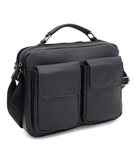 Чоловіча шкіряна сумка Keizer K1711bl-black картинка, зображення, фото