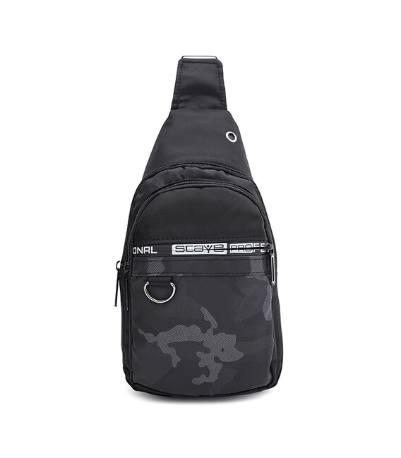 Чоловічий рюкзак через плече Monsen C17038bl-black картинка, зображення, фото