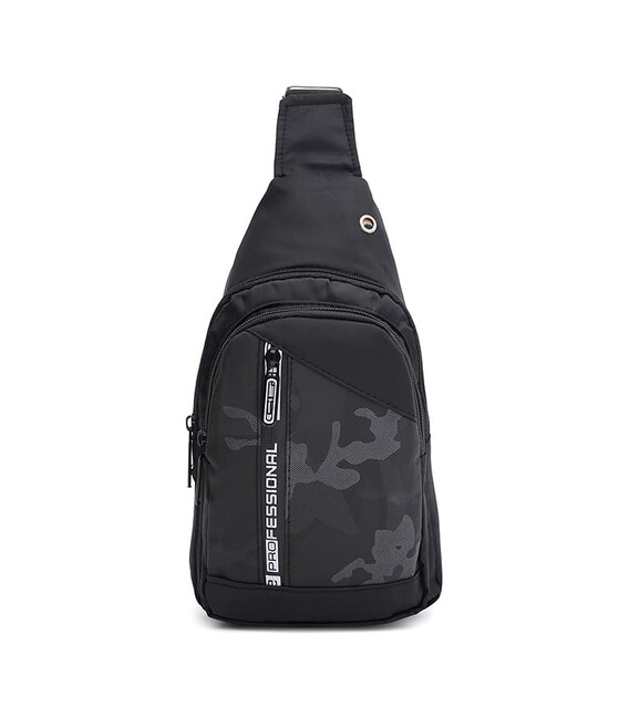 Мужской рюкзак через плечо Monsen C17037bl-black фото, картинка, изображение