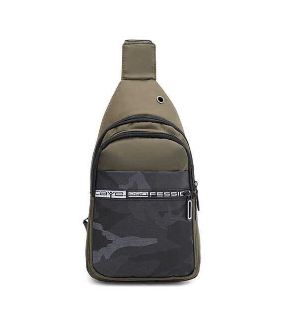 Мужской рюкзак через плечо Monsen C17036h-haki фото, картинка, изображение