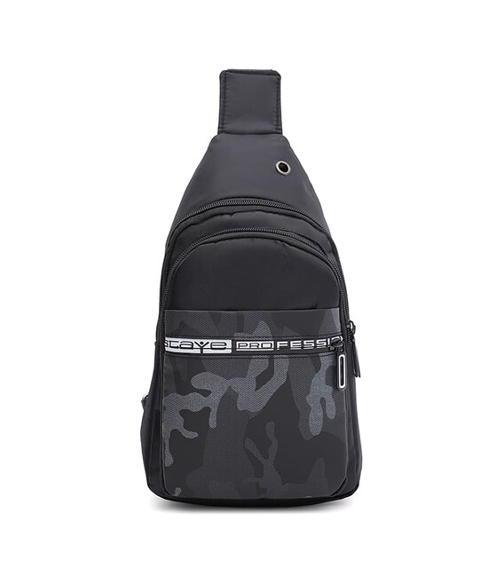 Чоловічий рюкзак через плече Monsen C17036bl-black картинка, зображення, фото