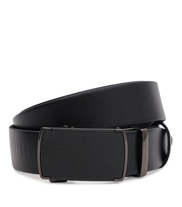 Чоловічий шкіряний ремінь Borsa Leather 125v1genav26-black картинка, зображення, фото