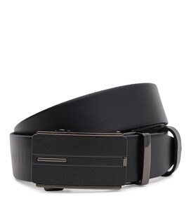 Мужской кожаный ремень Borsa Leather 125v1genav24-black фото, картинка, изображение