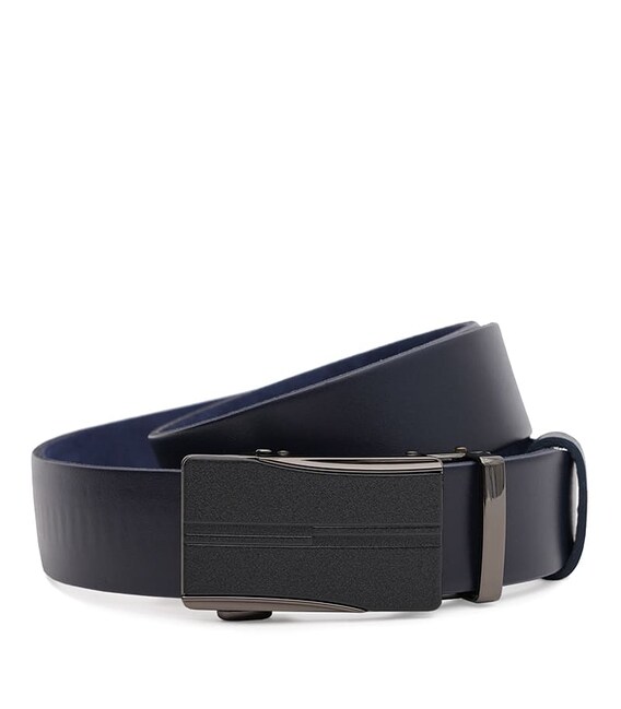 Мужской кожаный ремень Borsa Leather 125v1genav23-navy фото, картинка, изображение