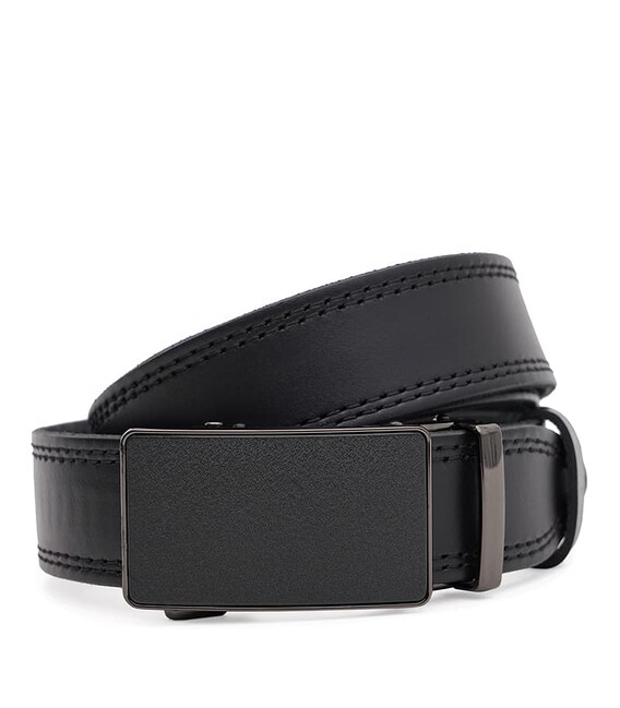 Чоловічий шкіряний ремінь Borsa Leather 125v1genav18-black картинка, зображення, фото