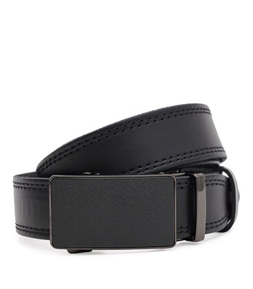 Мужской кожаный ремень Borsa Leather 115v1genav18-black фото, картинка, изображение