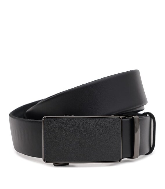 Чоловічий шкіряний ремінь Borsa Leather 115v1genav17-black картинка, зображення, фото