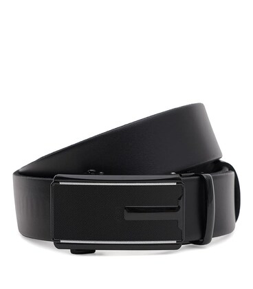 Чоловічий шкіряний ремінь Borsa Leather 115v1genav34-black картинка, зображення, фото