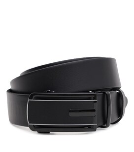 Чоловічий шкіряний ремінь Borsa Leather 115v1genav37-black картинка, зображення, фото