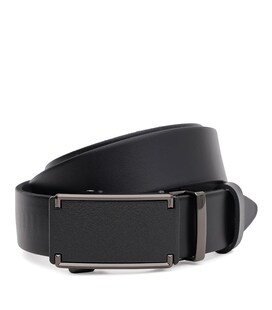 Чоловічий шкіряний ремінь Borsa Leather 125v1genav29-black картинка, зображення, фото