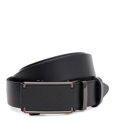 Мужской кожаный ремень Borsa Leather 125v1genav29-black фото, картинка, изображение