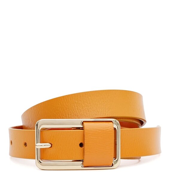 Женский кожаный ремень Borsa Leather CV18011y-yellow фото, картинка, изображение