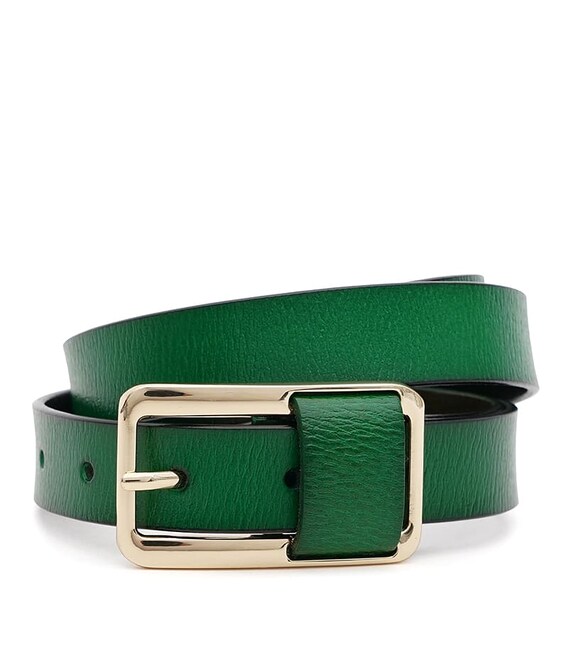 Женский кожаный ремень Borsa Leather CV18011g-green фото, картинка, изображение