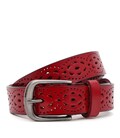 Женский кожаный ремень Borsa Leather CV1ZK-040r-red фото, картинка, изображение