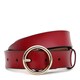 Жіночий шкіряний ремінь Borsa Leather CV1ZK-037r-red картинка, зображення, фото