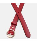 Женский кожаный ремень Borsa Leather CV1ZK-037r-red фото, картинка, изображение