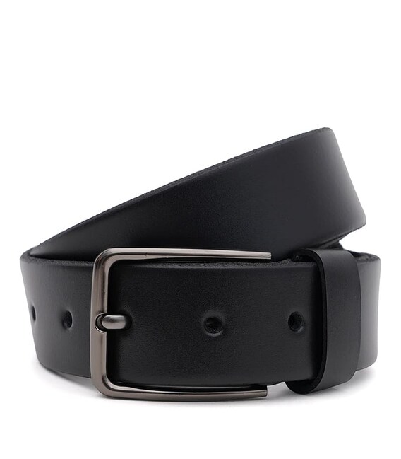 Чоловічий шкіряний ремінь Borsa Leather 150v1fx66-black картинка, зображення, фото