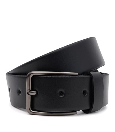 Мужской кожаный ремень Borsa Leather 150v1fx66-black фото, картинка, изображение