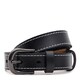 Жіночий шкіряний ремінь Borsa Leather CV1ZK-007bl-black картинка, зображення, фото