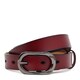 Жіночий шкіряний ремінь Borsa Leather CV1ZK-052c-red картинка, зображення, фото