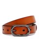 Женский кожаный ремень Borsa Leather CV1ZK-052g-brown фото