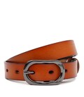 Женский кожаный ремень Borsa Leather CV1ZK-052g-brown фото, картинка, изображение