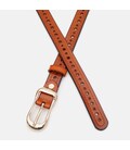 Женский кожаный ремень Borsa Leather CV1ZK-019c-brown фото, картинка, изображение