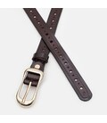 Женский кожаный ремень Borsa Leather CV1ZK-019br-brown фото, картинка, изображение