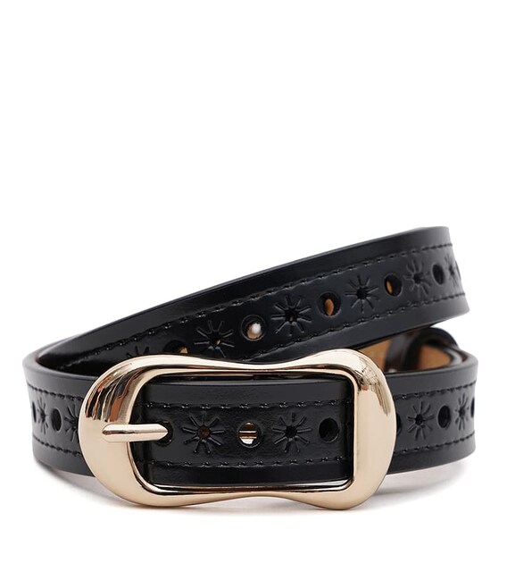 Женский кожаный ремень Borsa Leather CV1ZK-019bl-black фото, картинка, изображение