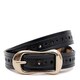 Женский кожаный ремень Borsa Leather CV1ZK-019bl-black фото