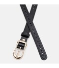 Женский кожаный ремень Borsa Leather CV1ZK-019bl-black фото, картинка, изображение