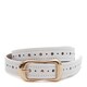 Женский кожаный ремень Borsa Leather CV1ZK-019w-white фото