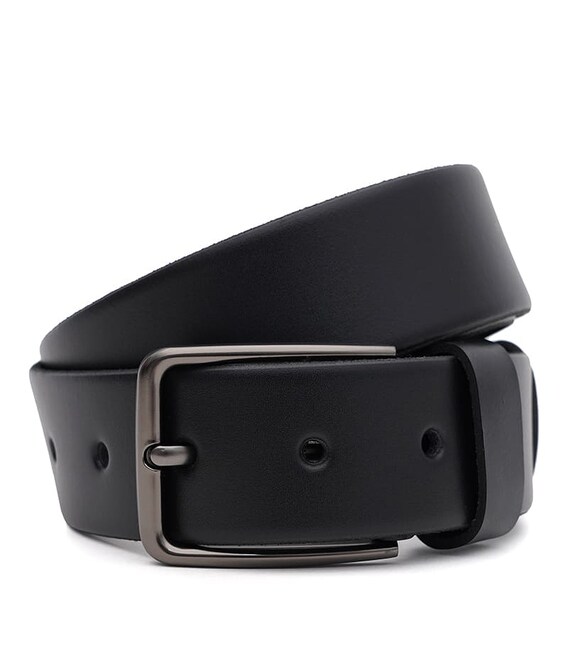 Чоловічий шкіряний ремінь Borsa Leather 115v1fx62-black картинка, зображення, фото