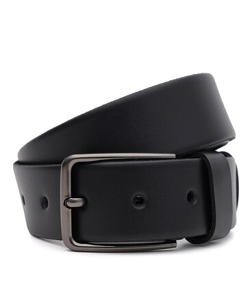 Мужской кожаный ремень Borsa Leather 115v1fx62-black фото, картинка, изображение
