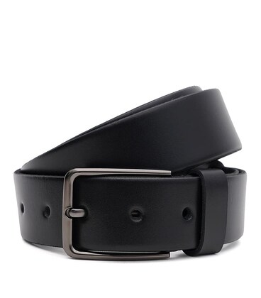 Мужской кожаный ремень Borsa Leather 125v1fx62-black фото, картинка, изображение