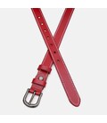 Женский кожаный ремень Borsa Leather CV1ZK-007r-red фото, картинка, изображение