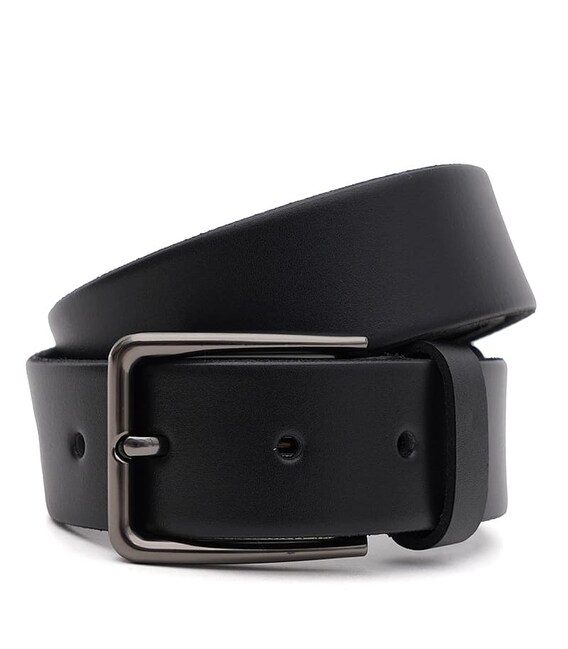 Чоловічий шкіряний ремінь Borsa Leather 125v1fx70-black картинка, зображення, фото