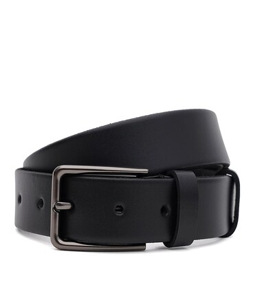 Мужской кожаный ремень Borsa Leather 115v1fx70-black фото, картинка, изображение