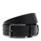 Мужской кожаный ремень Borsa Leather 115v1fx68-black фото