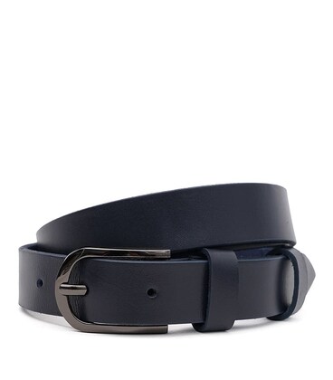 Женский кожаный ремень Borsa Leather 100v1genw34-navy фото, картинка, изображение