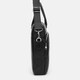 Мужская кожаная сумка Borsa Leather K18820-1bl-black фото