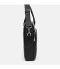 Мужская кожаная сумка Borsa Leather K18820-1bl-black фото, картинка, изображение