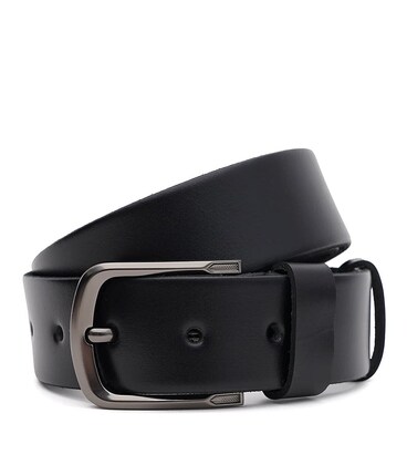 Мужской кожаный ремень Borsa Leather 115v1fx76-black фото, картинка, изображение