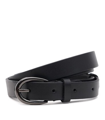 Жіночий шкіряний ремінь Borsa Leather 100v1genw38-black картинка, зображення, фото