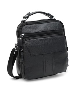 Чоловіча шкіряна сумка Keizer K15113bl-black картинка, зображення, фото